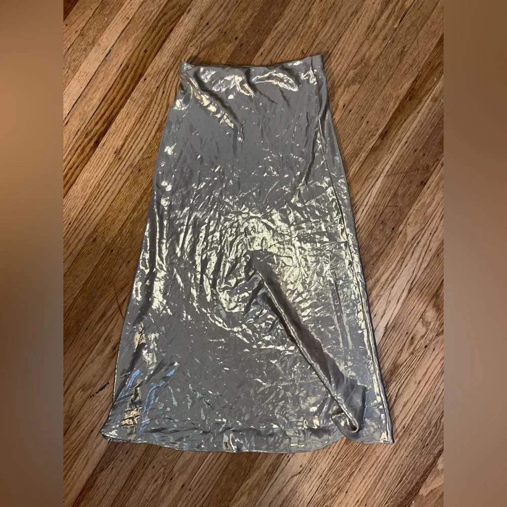 Zara Gold Maxi Skirt - Picture 4 of 4